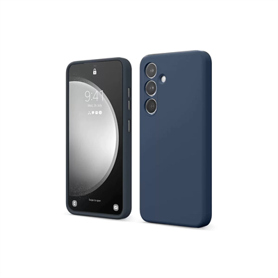 Samsung Galaxy A14 4G Kılıf First Silikon - Lacivert