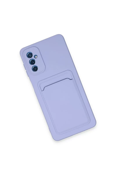 Samsung Galaxy A14 4G Kılıf Kelvin Kartvizitli Silikon - Lila