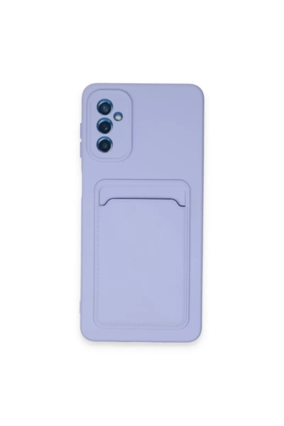 Samsung Galaxy A14 4G Kılıf Kelvin Kartvizitli Silikon - Lila