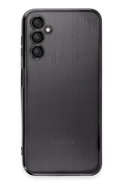 Samsung Galaxy A14 4G Kılıf Lensli Silikon - Siyah