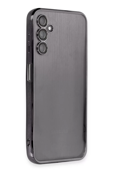 Samsung Galaxy A14 4G Kılıf Lensli Silikon - Siyah