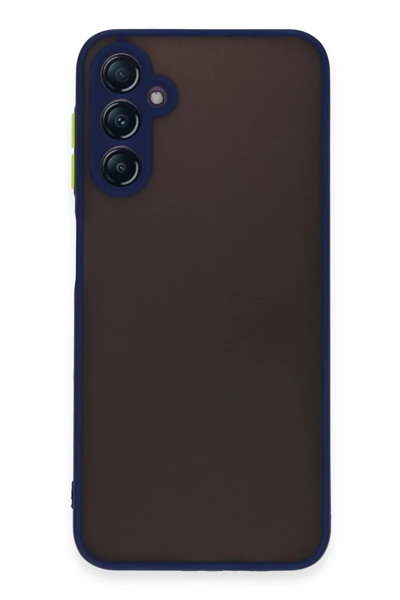 Samsung Galaxy A14 4G Kılıf Montreal Silikon Kapak - Lacivert