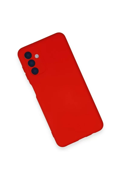 Samsung Galaxy A14 4G Kılıf Nano içi Kadife Silikon - Kırmızı