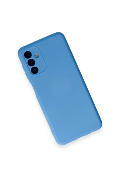 Samsung Galaxy A14 4G Kılıf Nano içi Kadife Silikon - Mavi