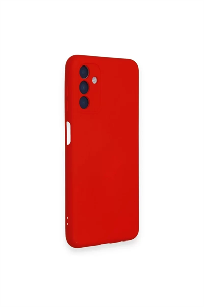 Samsung Galaxy A14 4G Kılıf Nano içi Kadife Silikon - Kırmızı