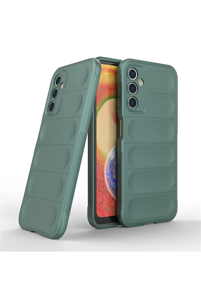 Samsung Galaxy A14 4G Kılıf Optimum Silikon - Koyu Yeşil