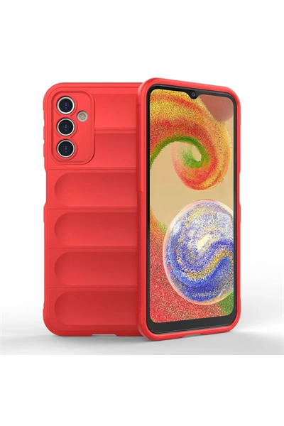Samsung Galaxy A14 4G Kılıf Optimum Silikon - Kırmızı