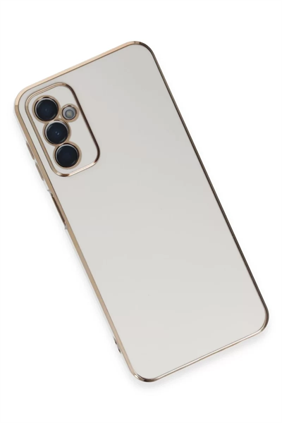Samsung Galaxy A14 4G Kılıf Volet Silikon - Beyaz