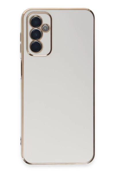 Samsung Galaxy A14 4G Kılıf Volet Silikon - Beyaz