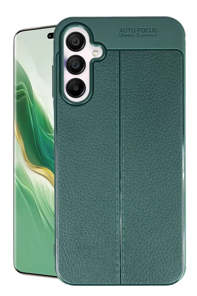 Samsung Galaxy A15 4G Kılıf Auto Focus Kapak - Koyu Yeşil