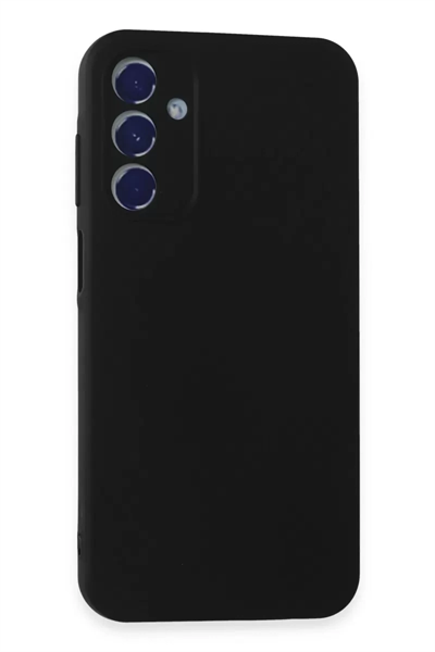 Samsung Galaxy A15 4G Kılıf First Silikon - Siyah