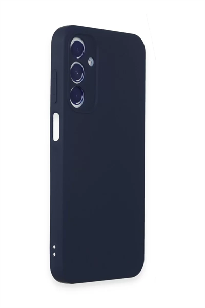 Samsung Galaxy A15 4G Kılıf First Silikon - Lacivert