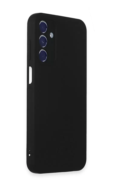 Samsung Galaxy A15 4G Kılıf First Silikon - Siyah