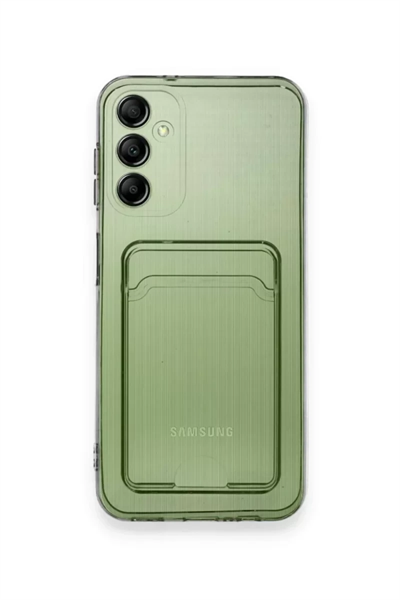 Samsung Galaxy A15 4G Kılıf Kart Şeffaf Silikon - Şeffaf