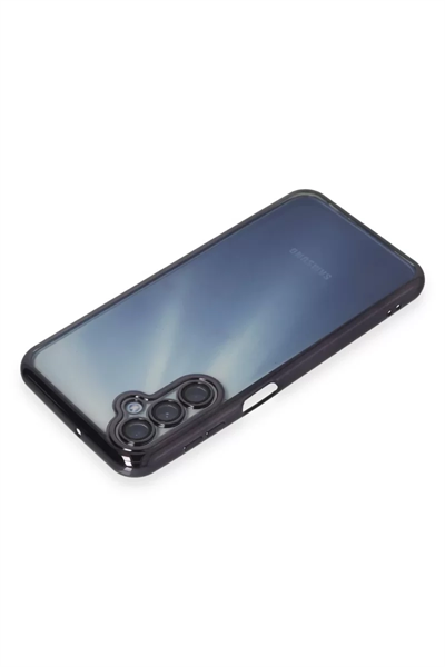 Samsung Galaxy A15 4G Kılıf Lensli Silikon - Mor
