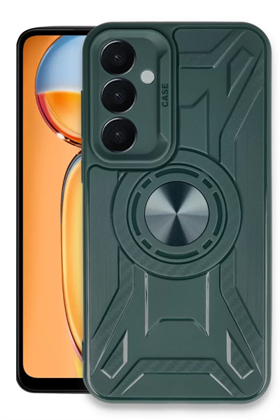 Samsung Galaxy A15 4G Kılıf Lincoln Silikon - Koyu Yeşil