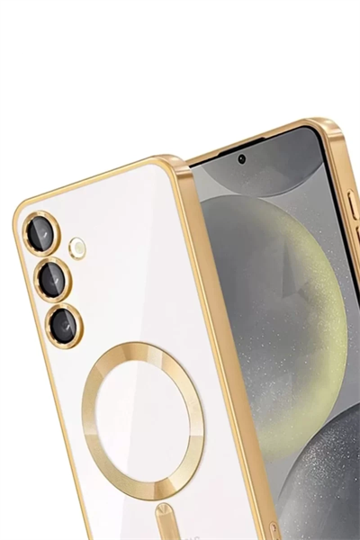 Samsung Galaxy A15 4G Kross Magneticsafe Kapak - Gold