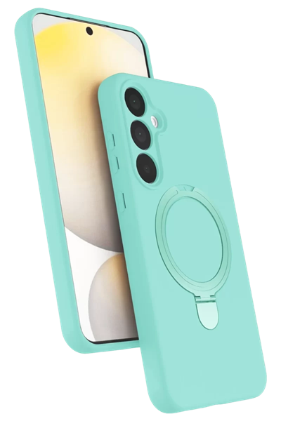 Samsung Galaxy A15 4G Regal Magsafe Standlı Kapak - Su Yeşili