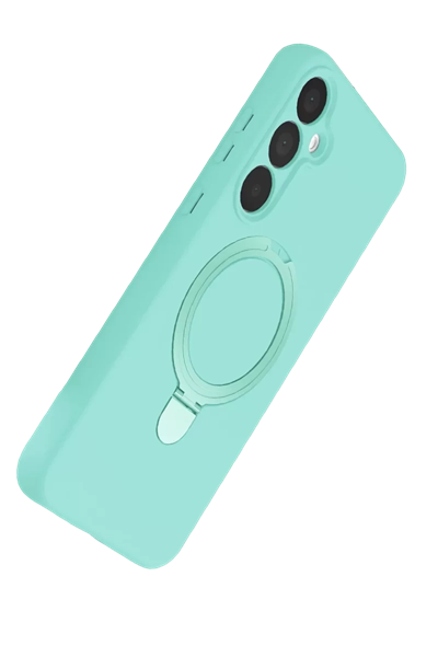 Samsung Galaxy A15 4G Regal Magsafe Standlı Kapak - Su Yeşili