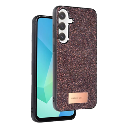 Samsung Galaxy A16 5G Bright Simli Kapak - Derin Mor