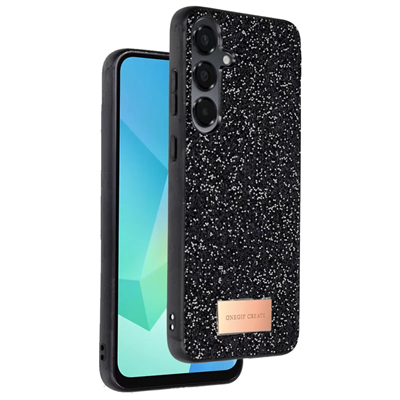 Samsung Galaxy A16 5G Bright Simli Kapak - Siyah
