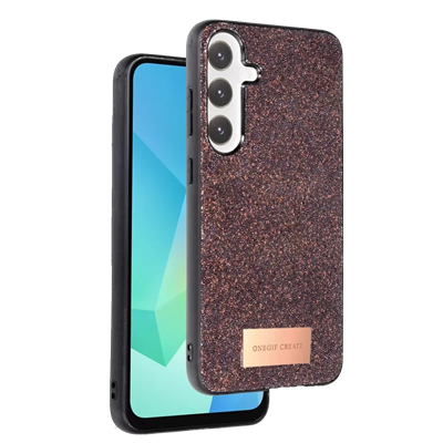 Samsung Galaxy A16 5G Bright Simli Kapak - Derin Mor