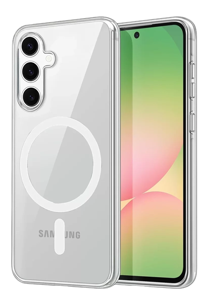 Samsung Galaxy A16 5G Combo Sert Şeffaf Magsafe Kapak - Şeffaf