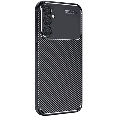 Samsung Galaxy A16 5G Kılıf Auto Focus Karbon Kapak - Siyah