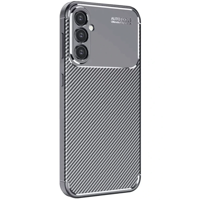 Samsung Galaxy A16 5G Kılıf Auto Focus Karbon Kapak - Gri