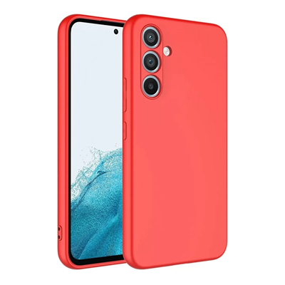 Samsung Galaxy A16 5G Kılıf First Silikon - Kırmızı