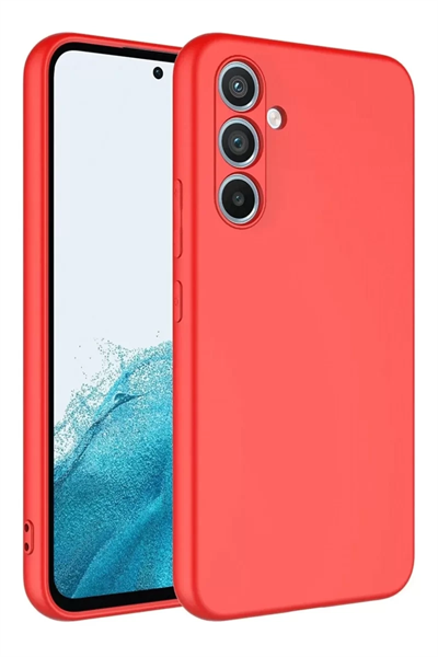 Samsung Galaxy A16 5G Kılıf First Silikon - Kırmızı