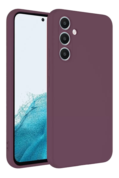Samsung Galaxy A16 5G Kılıf First Silikon - Mürdüm