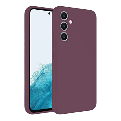 Samsung Galaxy A16 5G Kılıf First Silikon - Mürdüm