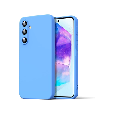 Samsung Galaxy A16 5G Kılıf Nano içi Kadife Silikon - Mavi