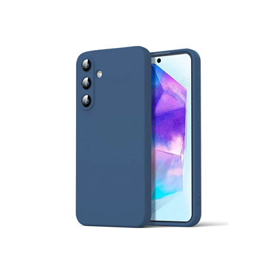 Samsung Galaxy A16 5G Kılıf Nano içi Kadife Silikon - Lacivert