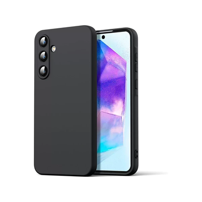 Samsung Galaxy A16 5G Kılıf Nano içi Kadife Silikon - Siyah