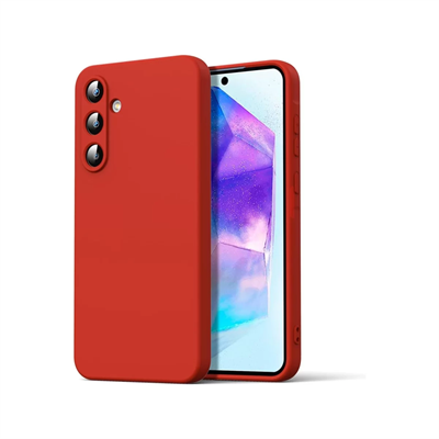 Samsung Galaxy A16 5G Kılıf Nano içi Kadife Silikon - Kırmızı
