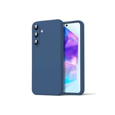 Samsung Galaxy A16 5G Kılıf Nano içi Kadife Silikon - Lacivert