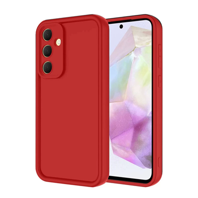 Samsung Galaxy A16 5G Kılıf Viera Silikon - Kırmızı