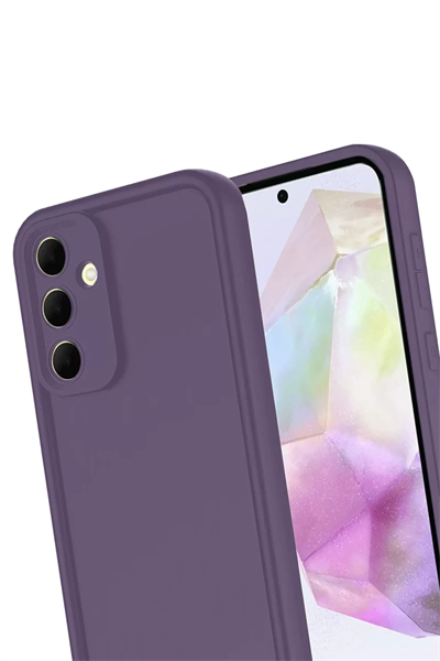 Samsung Galaxy A16 5G Kılıf Viera Silikon - Mürdüm