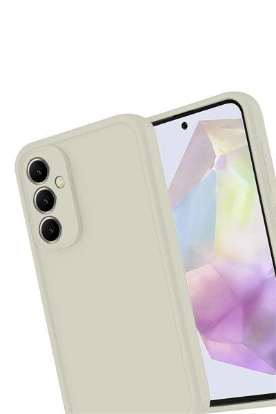 Samsung Galaxy A16 5G Kılıf Viera Silikon - Krem