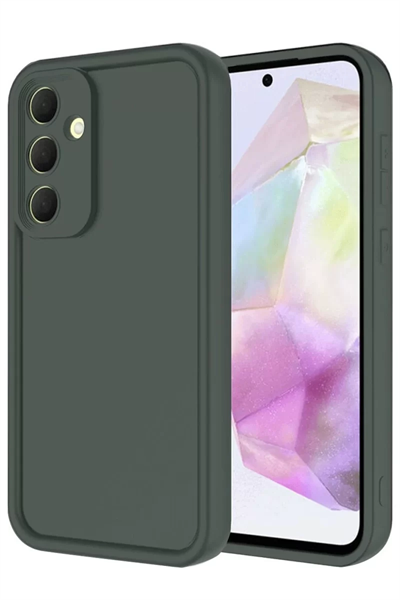 Samsung Galaxy A16 5G Kılıf Viera Silikon - Koyu Yeşil