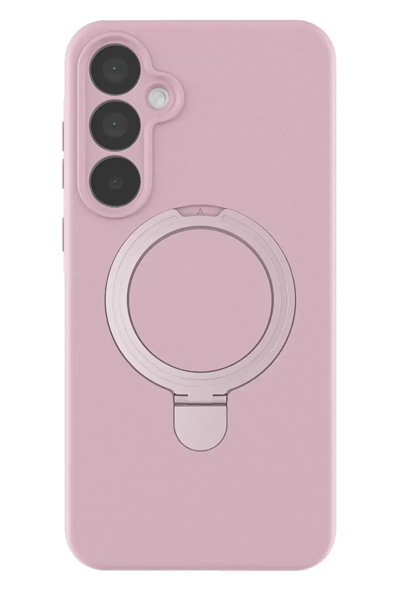 Samsung Galaxy A16 5G Regal Magsafe Standlı Kapak - Açık Pembe