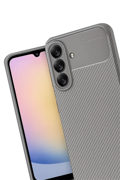 Samsung Galaxy A17 5G Auto Focus Karbon Kapak - Gri
