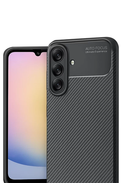 Samsung Galaxy A17 5G Auto Focus Karbon Kapak - Siyah