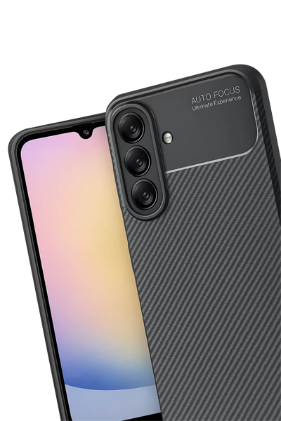 Samsung Galaxy A17 5G Auto Focus Karbon Kapak - Siyah