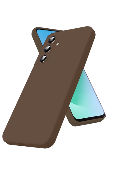 Samsung Galaxy A17 5G First Silikon - Kahverengi