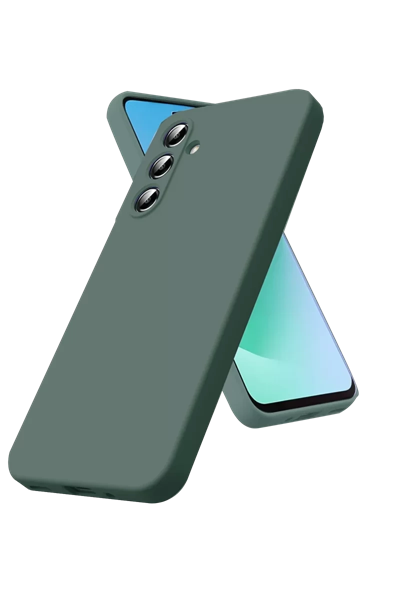 Samsung Galaxy A17 5G First Silikon - Koyu Yeşil