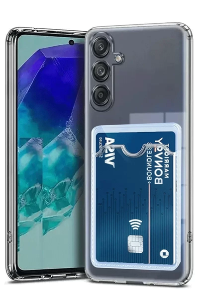 Samsung Galaxy A17 5G Kart Şeffaf Silikon - Şeffaf