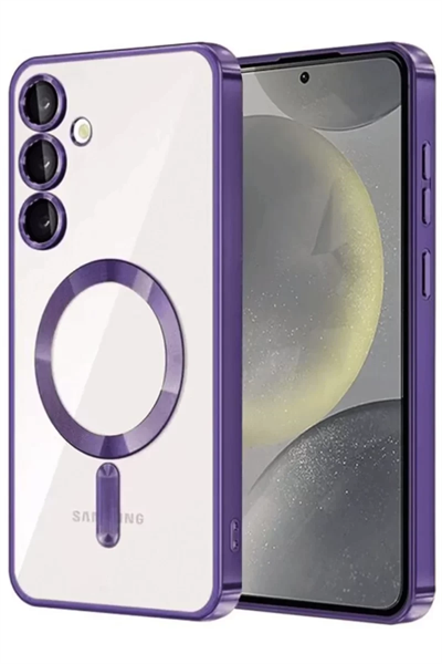Samsung Galaxy A17 5G Kross Magneticsafe Kapak - Mor